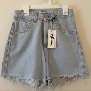 Womens Wrangler Shorts high rise a-line cutoffs
